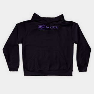 Bonita Vista Photography Logo Purple Kids Hoodie